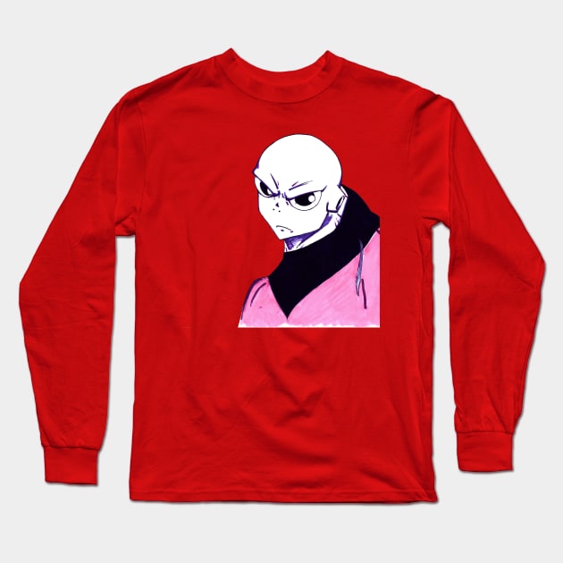 jiren the gray in dragon ball super Long Sleeve T-Shirt by jorge_lebeau